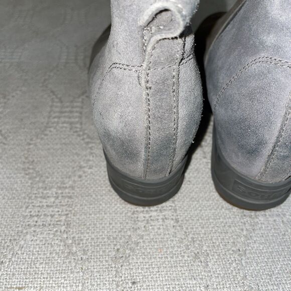 Sorel Women’s Ankle Boots Size 5 M Gray Leather Hiking Rugged - Picture 11 of 12